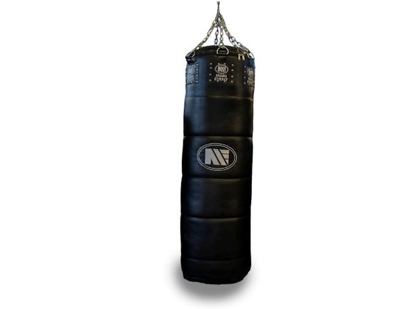 Main Event Pro Air Shock 4ft - 50kg Leather Punch Bag Black